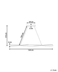 LED-riippuvalaisin MAHOI metalli Musta_919254