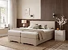 Divan Bed Fabric PRESIDENT 160 x 200 cm (EU King Size) Beige