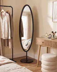 Standing Mirror LOUVIGNY 167 cm Black_1120726