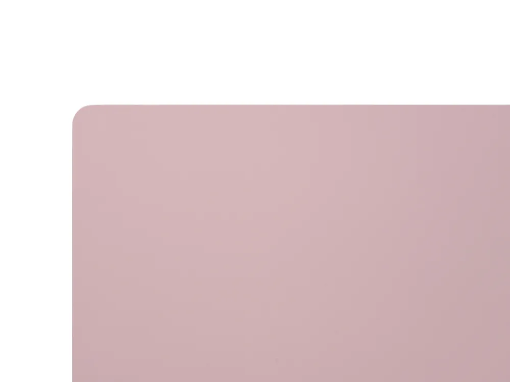 Bed Pine Wood BONNAC 90 x 200 cm (EU Single) Pastel Pink_913288