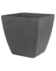 Set of 2 Plant Pots ZELI 49 cm Dark Grey_850563