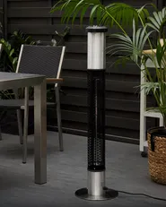 Freestanding Infrared Patio Heater VEZUVIO 1500 W Black_713452