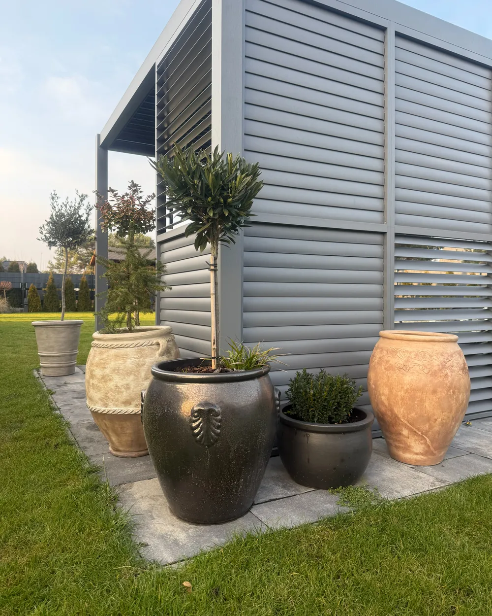 Kukkaruukku PYRUS 48 cm Ruskea_981298
