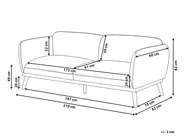 Sofa 3 Seater LJUNG Boucle Light Beige_1077589