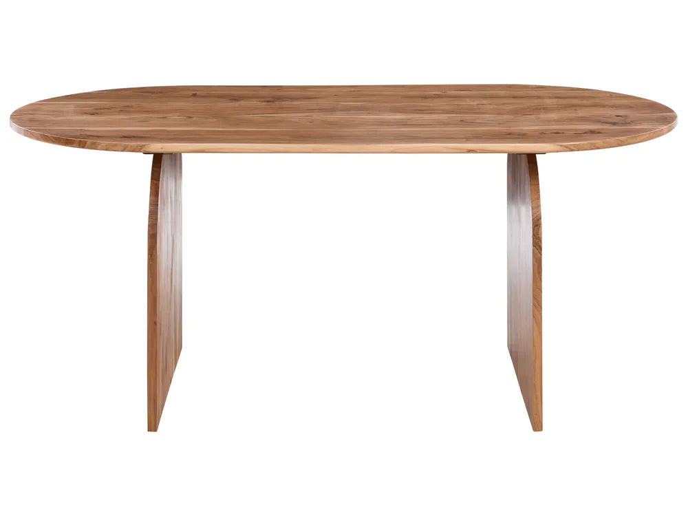 Dining Table SKYE Brown 90 cm 180 cm Acacia Wood_918721