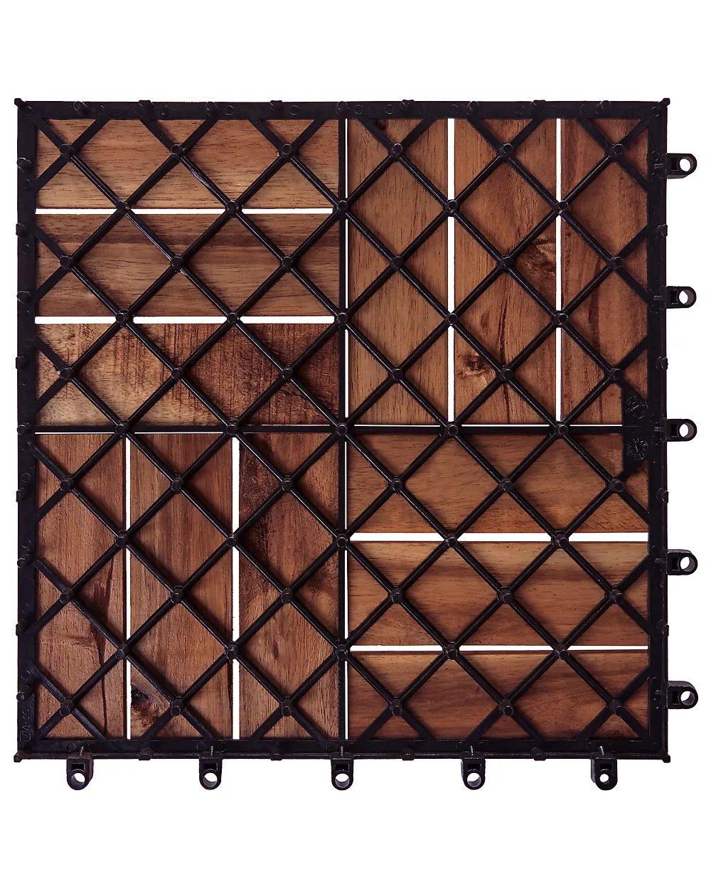 Outdoor Flooring ACERENZA Certified Acacia Wood Brown_957738