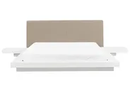 Waterbed Boucle ZEN 160 x 200 cm (EU King Size) White_1080249