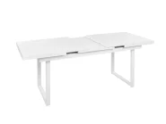 Trädgårdsmatgrupp 6-sits VALCANETTO/GROSSETO Metall Vit_938296