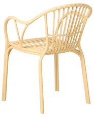 Set of 4 Garden Chairs ANDORA Beige_986614