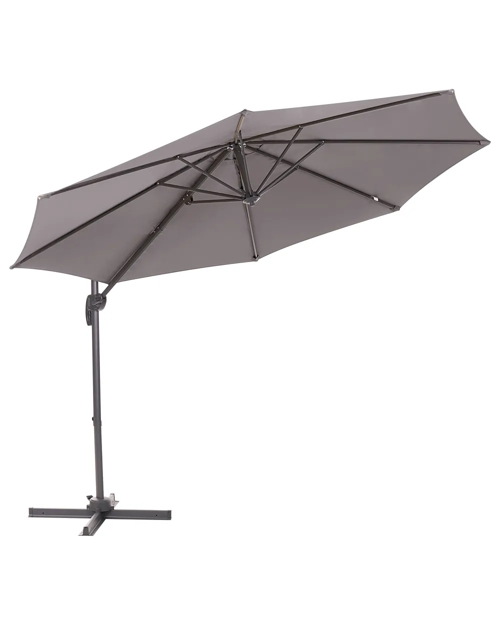 Cantilever Parasol 294 cm SAVONA Dark Grey_1102963