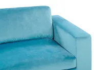 Sofa 3 Seater VADSTENA Velvet Light Blue_771431