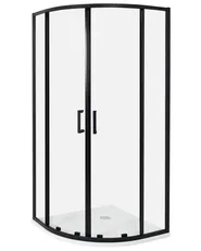 Suihkunurkka JUKATAN 90 x 90 x 185 cm Musta_944703