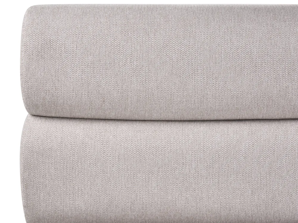 Ottoman Bed BONIFACIO Faux Linen Grey 160 x 200 cm (EU King Size)_1064287