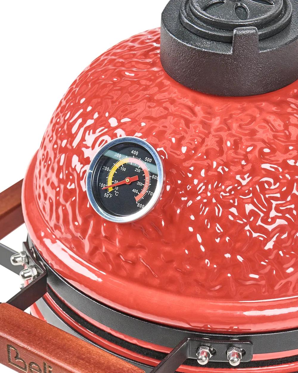 Mini Charcoal BBQ Grill KAMADO Ceramic Red_1007525