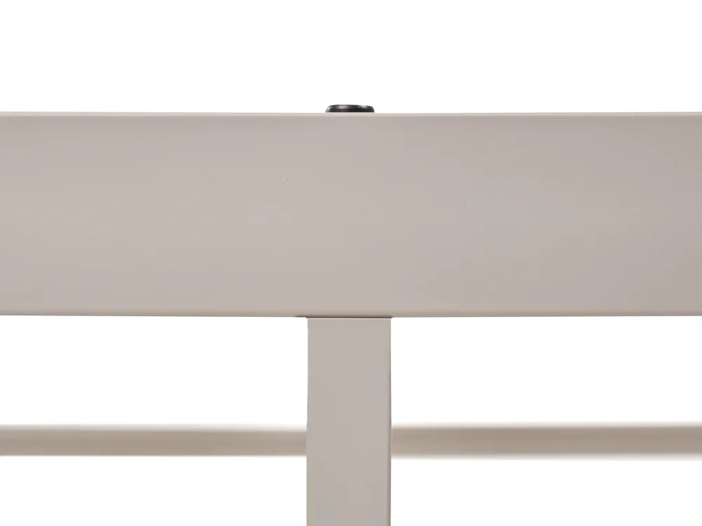 Bed without Headboard Metal VIRY 180 x 200 cm (EU Super King) Light Beige_1073040