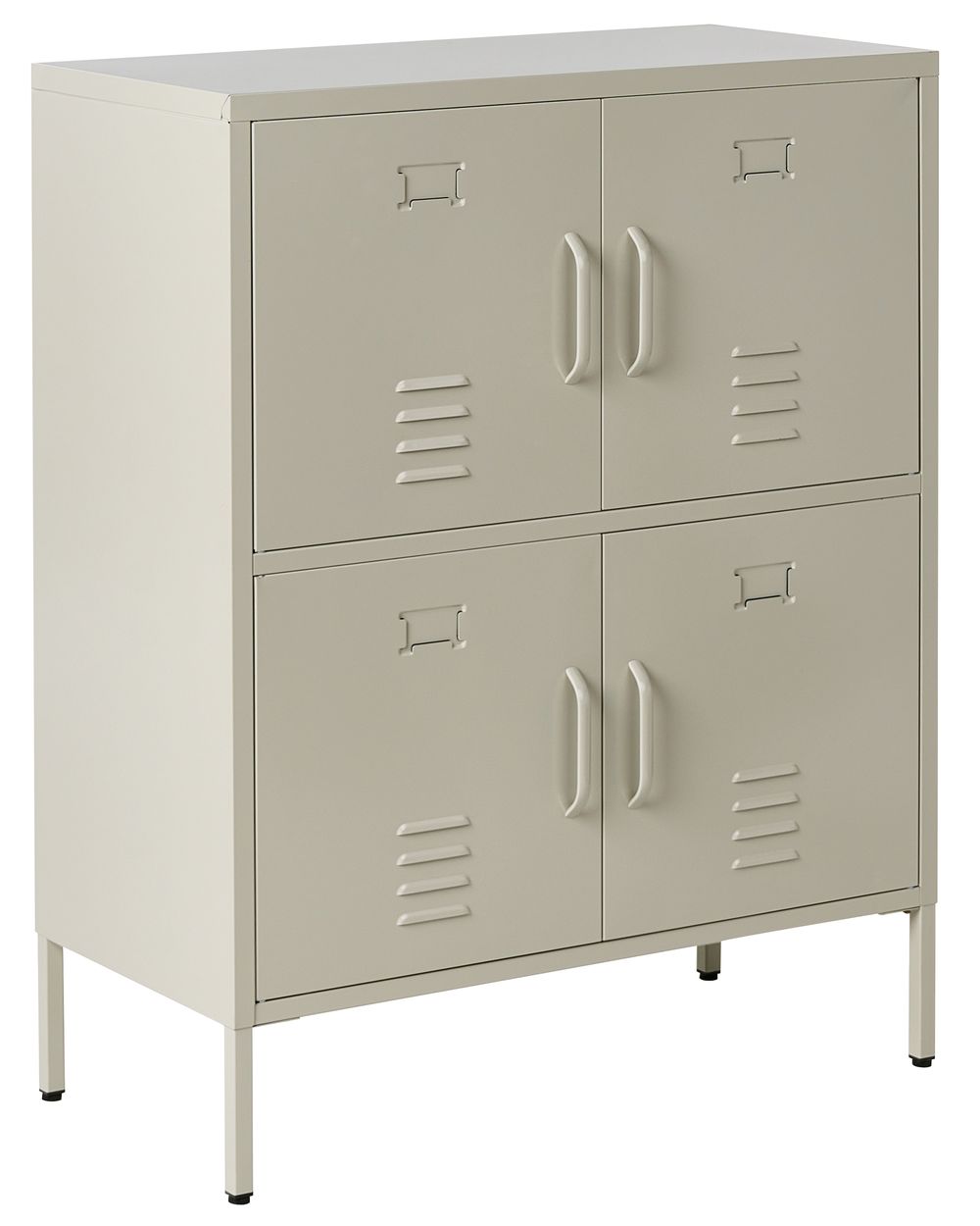 Storage Unit HOLBECK Metal Light Beige