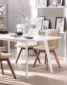 Set of 2 Dining Chairs CALGARY Sand Beige