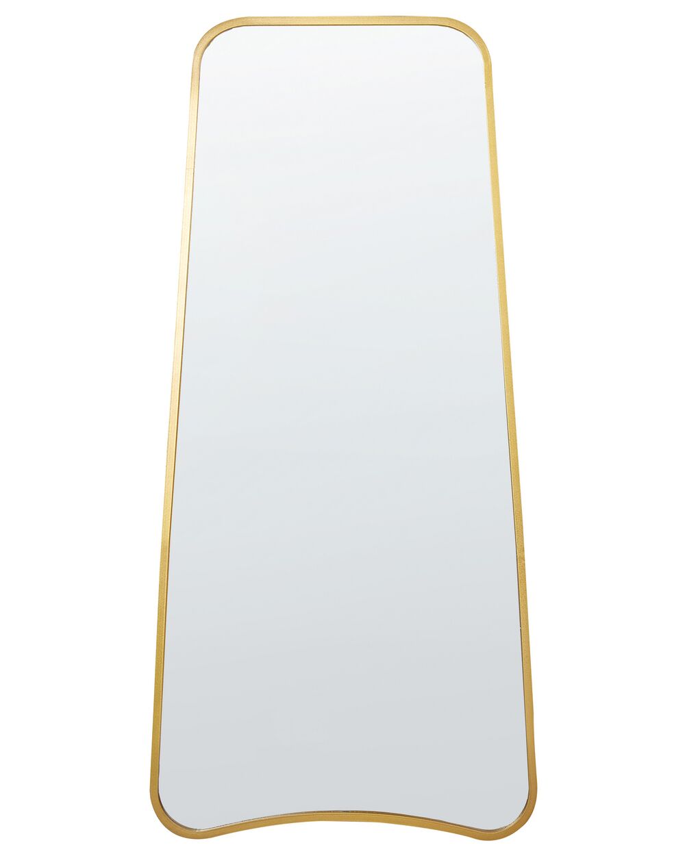 Väggspegel LEVET 58 cm 122 cm Metall Guld