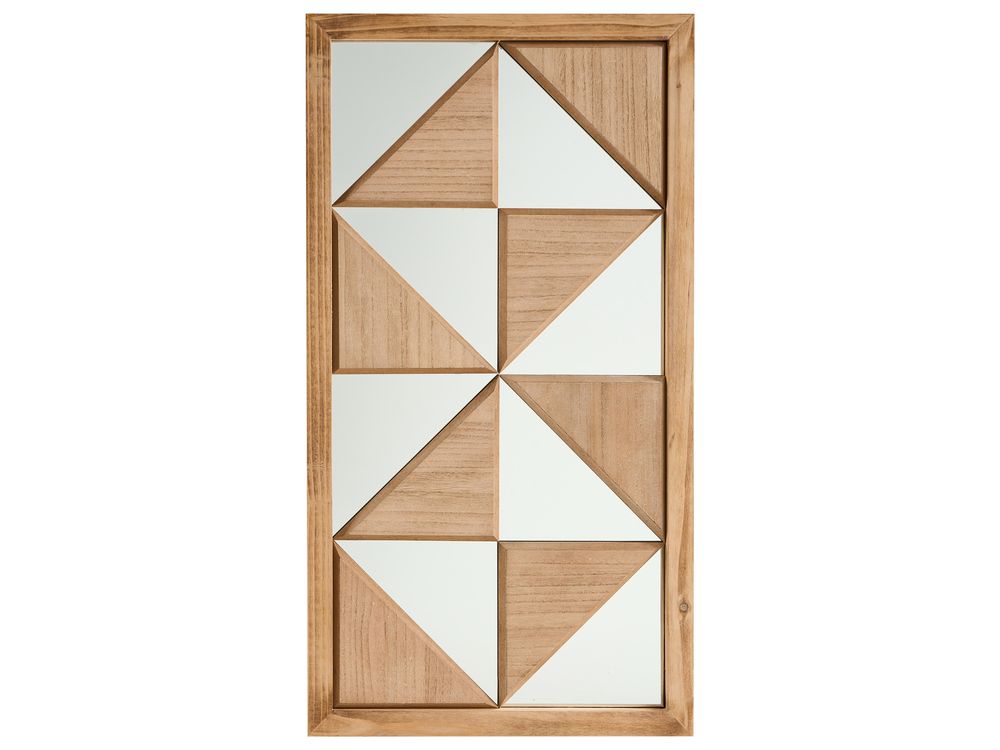 Väggdekoration HIESVILLE 75 cm Granträ Ljusbrun