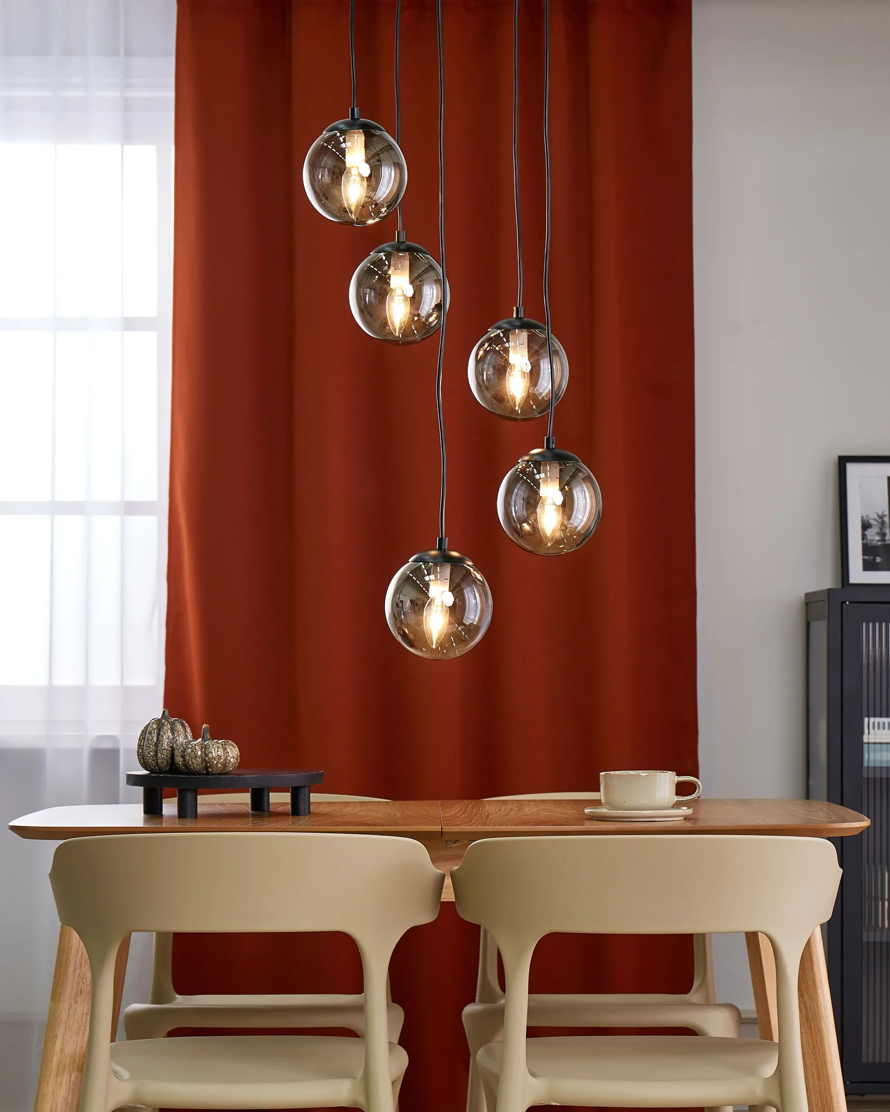 Pendant Lamp NOEL Glass Black_884294
