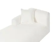 Modular Corner Sofa 3 Seater HEDE Boucle White Right Hand_1091901