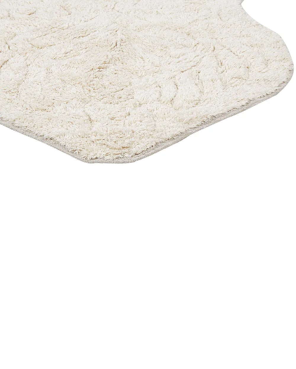 Bath Mat CANBAR Light Beige 150 x 60 cm Cotton_905473