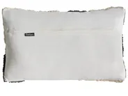 Koristetyynysetti 3 kpl ALSTONIA 30 x 50 cm 45 x 45 cm Puuvilla Musta Abstrakti kuvio_1040055
