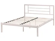 Sänky Metalli CUSSET 120 x 200 cm Vaaleanbeige_1162059