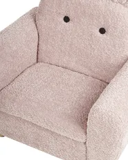 Kids Armchair Hippo MARIBO Boucle Pastel Pink_1027054