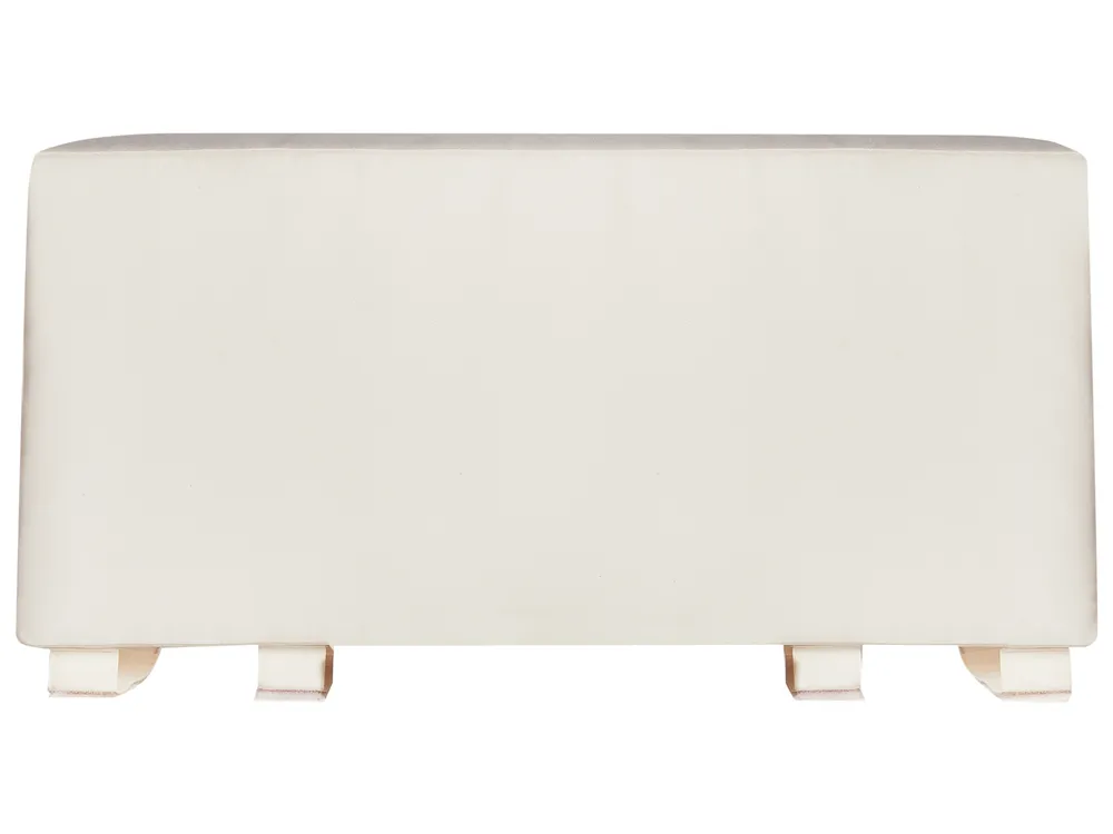 Garden Lounge Set with Table 2 Seater GIAVENO Acacia Wood Off-White_966560