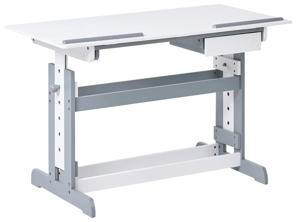 Manual Adjustable Standing Desk NANNUP 110 cm 53 cm White