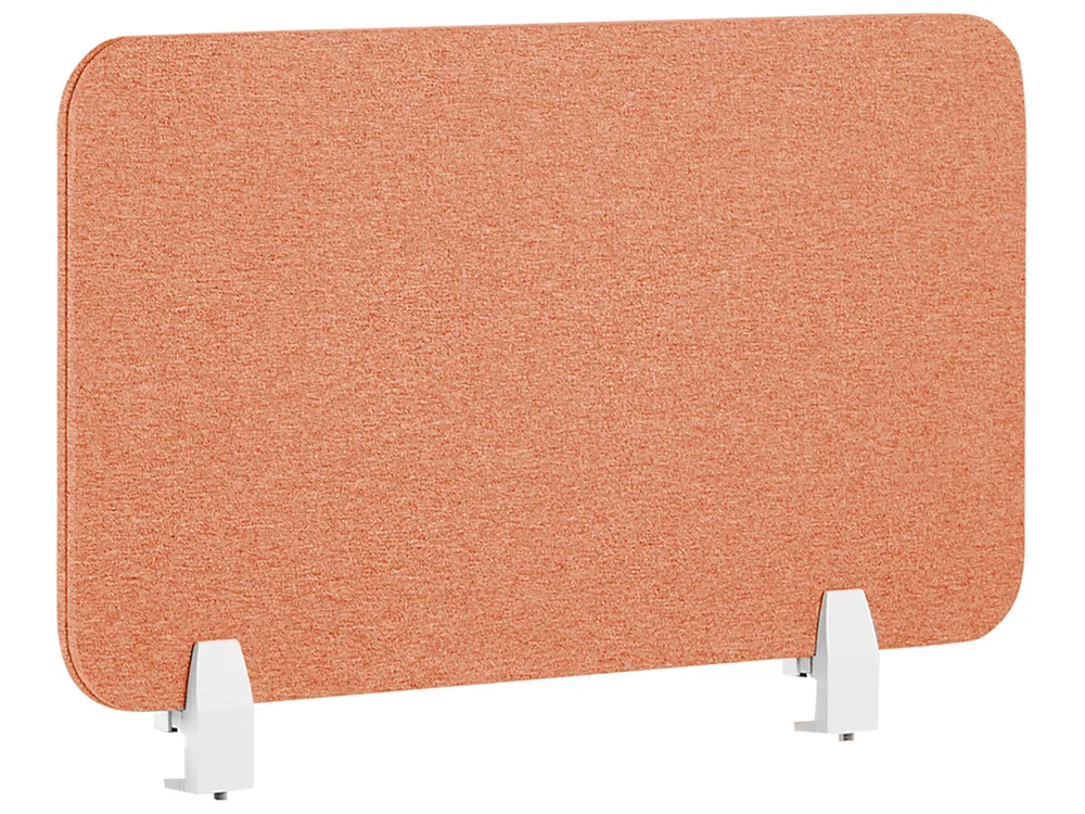 Desk Screen WALLY 72 x 40 cm Light Red
