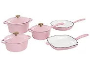 Gjutjärnsset med 8 delar FEURA Pastellrosa_1170231