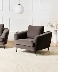 Fåtölj KJAER Chenille Taupe_1006871