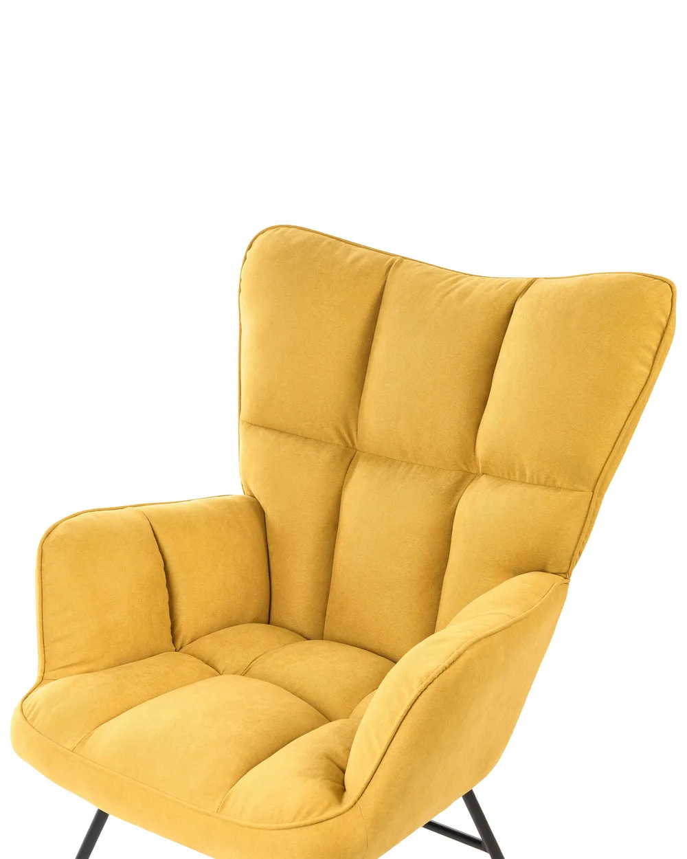 Rocking Chair OULU Fabric Yellow_855466
