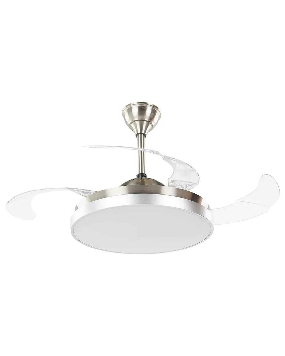 Ceiling Fan with Light IBAR with Remote LED Transparent