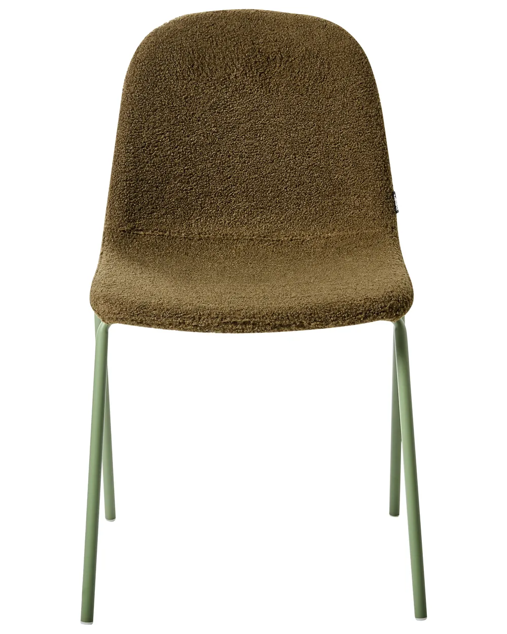Set of 2 Conference Chairs LOMA Boucle Green_989978