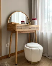 Pouffe IRVING Velvet White_1031412