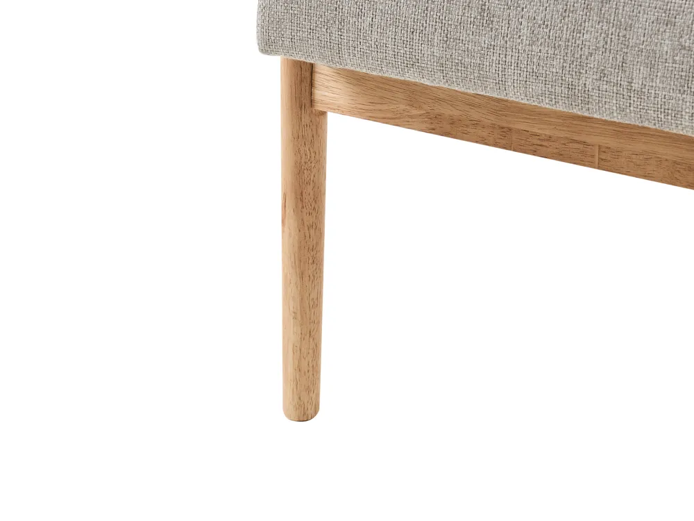 Sofa 3 Seater ESRUM Fabric Light Brown/ Grey_1015824