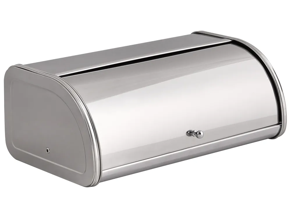 Bread Bin DELECTATION Stainless Steel Silver