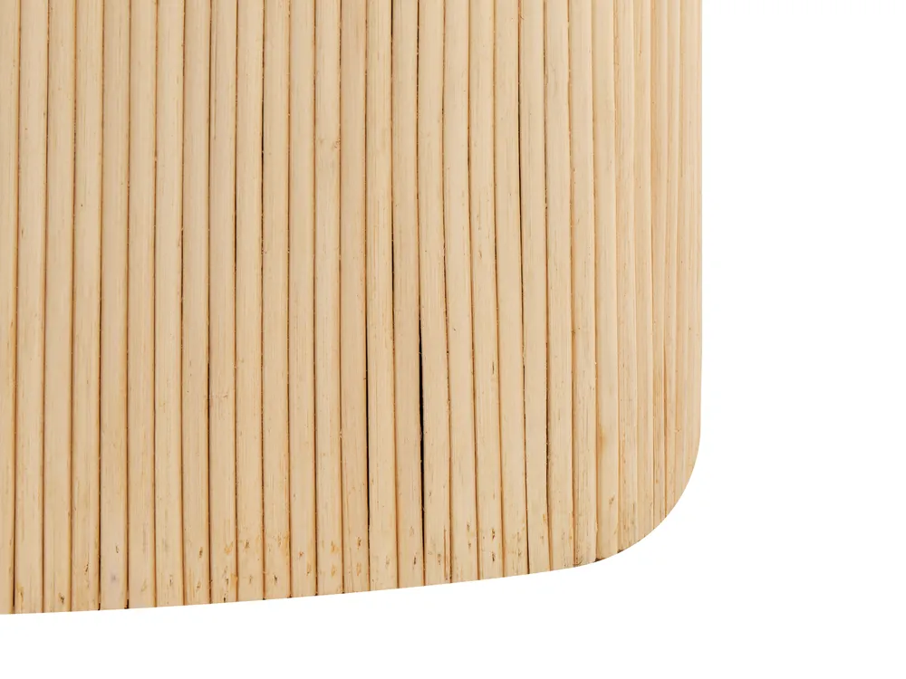 Set of 2 Coffee Tables SALANTI with Storage Rattan Natural_926361