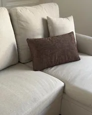 Set of 3 Decorative Cushions VATICA 30 x 50 cm 45 x 45 cm Velvet Multicolour Solid_1068196