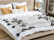 Blanket SAATLI 130 x 150 cm White_1078734