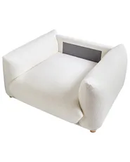 Armchair LUVOS Boucle Off-White_970327