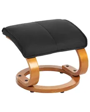 Massage Chair HERO with Footstool Fabric Black_954181