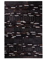 Rug AKSEKI Dark Brown 160 x 230 cm Leather_764606