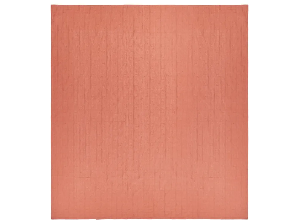 Bedspread MARAKA Cotton 200 x 220 cm Light Red_914572