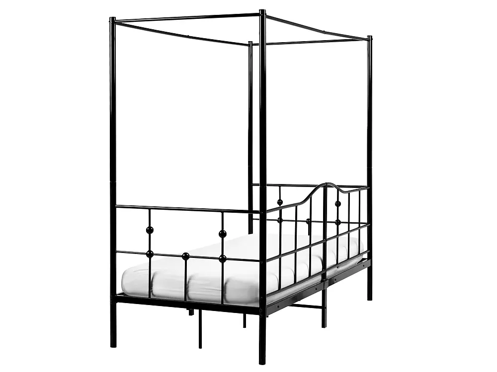 Pylvässänky Metalli ARTONNE 90 x 200 cm Musta_1141715