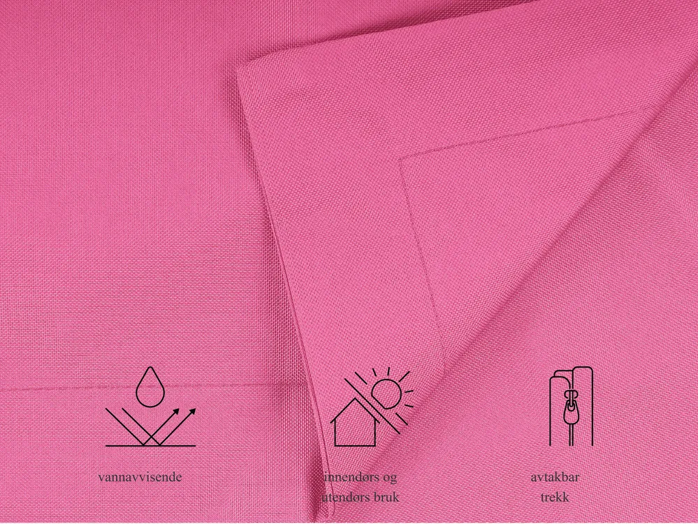 Sittesekk 300 L FUZZY 140 cm 180 cm Fuchsia_980277