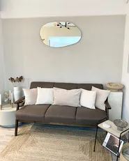 Sofa 3 Seater ASNES Fabric Brown_818963